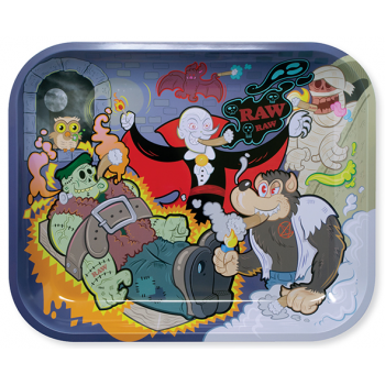 RAW Monster Rolling Metal Tray - Large 